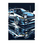 arousal_3_otのAE86、トレノ クリアファイル