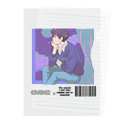 おもちショップのemotional boy Clear File Folder