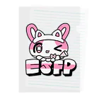 ムラサキゲジゲジのオンラインショップの16性格タコちゃんず ESFP Clear File Folder