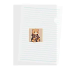 ren_ai000のカジュアルクマ Clear File Folder