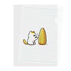 ねこ鉄道のトウモロコシと猫 Clear File Folder