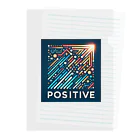 ねこにんじゃショップのPOSITIVE 2nd クリアファイル