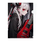 ハルリボン猫の血のギタリスト Clear File Folder