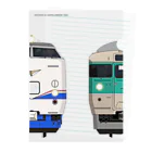 sushima_graphical_trains / SHI-DEの福井の列車No.1_485系1000番 / 113系77 Clear File Folder