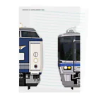 sushima_graphical_trains / SHI-DEの滋賀の列車No.2_485系200番台 / 521系 Clear File Folder