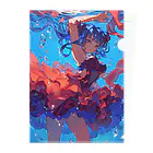 AQUAMETAVERSEの海の中の美ボディ　ラフルール　1859 Clear File Folder