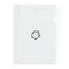 ゆるねこshopのお腹のでてる猫12 Clear File Folder