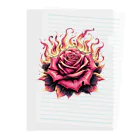 悪魔キャンディの「炎の中の薔薇」 Clear File Folder