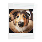 mermaidのcollie Clear File Folder