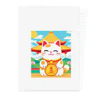 Toridoshisanの招く猫　あなたに幸せを　② Clear File Folder