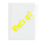 ainarukokoroのWhat's up? Clear File Folder