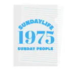 SUNDAY LIFEのSUNDAYLIFE1975 Clear File Folder