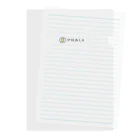 Phals IncのPHALs Inc（ヨコ） Clear File Folder