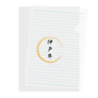 noririnoの神戸牛グッツ Clear File Folder