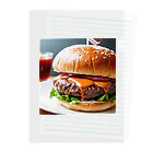 オリジナルグッズショップ KIJITORAのDELICIOUS BURGER Clear File Folder