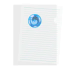 aqua_bioの太陰大極イルカの宝石 Clear File Folder