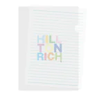 HILLTONRICHのHIRRTON RICH 公式アイテム Clear File Folder