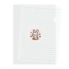 てぃえのきらきらうさぎ Clear File Folder