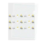 あまるり店のねむねむオカメインコたち Clear File Folder