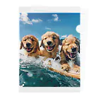 海街ワンワンだんごちゃん🐶の海街ワンワン Clear File Folder