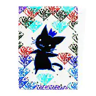 エネハピる〜🫧✨の🌹✨Dancing SHADOW Cat✨ クリアファイル