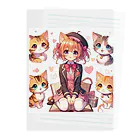 ウツボちゃんの大好きな猫に囲まれて Clear File Folder