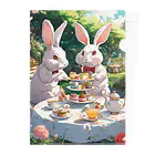 SHOPノワールのヌン活うさぎ Clear File Folder