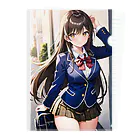 杉ぃ丸AI絵師の愛ちゃんクリアファイル Clear File Folder