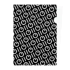 101DESIGNの101DESIGNのフルグラフィック(白) Clear File Folder