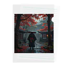 中村マコトの雨の中の侍 Clear File Folder