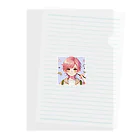 yuririchiのピンクの髪の男の子のグッズ Clear File Folder