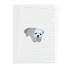 のののののミルクが家族になった日🐶 Clear File Folder