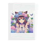 yos-1292583のねこニコばん Clear File Folder