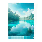 hana2ginの Almost Transparent Blue. Clear File Folder