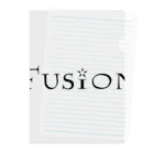 FusionのFusion第一弾 クリアファイル