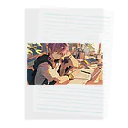 as -AIイラスト- の夕暮れとデスク Clear File Folder