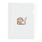 とっちーのアトリエのぐ～たらいおん - グッズコレクション Clear File Folder