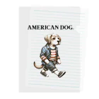 AMERICAN DOG.のAMERICAN DOG. Clear File Folder