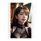 アタオカ1号のAI美少女(黒レース) Clear File Folder