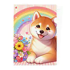 癒しのショップの夢の中の柴犬 Clear File Folder