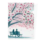 Rパンダ屋の「春風景グッズ」 Clear File Folder