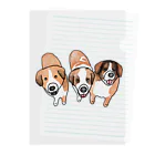 カナダで超大型犬と暮らす　Northern-Fieldのアンジンボウ文具（Bタイプ） Clear File Folder