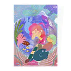 もふおみのマーメイド Clear File Folder