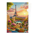 Colorfulのパリの街 Clear File Folder