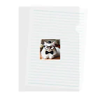 ai-AIの猫教授 Clear File Folder