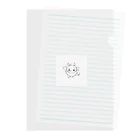 8890のラインアート　モンスター Clear File Folder