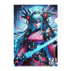 電脳女神 CyberGoddessのアークトゥルス星系王朝 第壱軍将軍「マルガレータ」SF サイバーパンク Clear File Folder