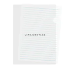 LIFE-JUNCTIONのLIFE JUNCTION 2 Clear File Folder