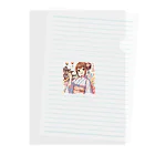 yukatagirlsのお祭り好きのＪＫ Clear File Folder