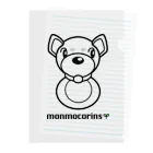 monmocorinsのmonmocorins クリアファイル